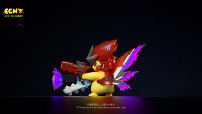 【寶可夢】ECHO_studio-MEGA巨鉗螳螂皮卡丘2