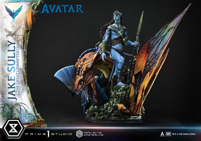 【正版授權】Prime 1 Statue－阿凡達 傑克·薩利＆獅鷹翼獸11