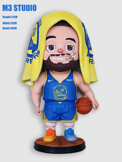 【運動明星】M3工作室-史蒂芬 庫裡 2.0勇士 Q版2