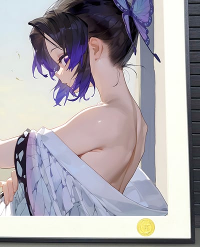 【週邊】H2工作室－鬼滅之刃 蝴蝶忍 裝飾畫4