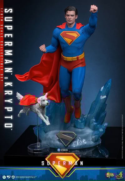 【正版授權】HOTTOYS-MMS812 新版電影 超人 超人&小氪套裝 可動21