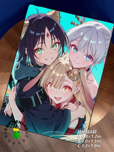 【週邊】皇呱工作室－超時空輝耀姬 音樂少女 CP 抱抱 裝飾畫6