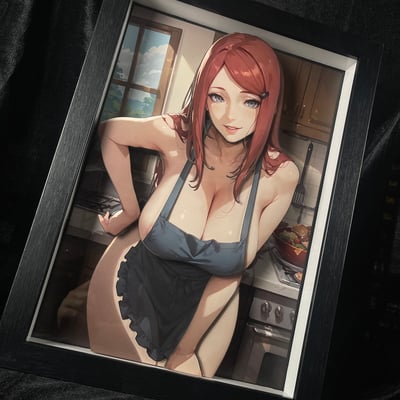 【週邊】黑白畫映 B&W Studio-漩渦玖辛奈 Uzumaki Kushina 立體裝飾畫3