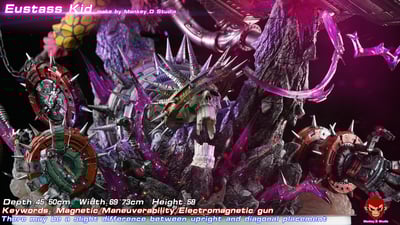 【海賊王】漫奇工作室-海賊王系列 極惡時代 三船長共鳴系列 第三彈 尤斯塔斯.基德6