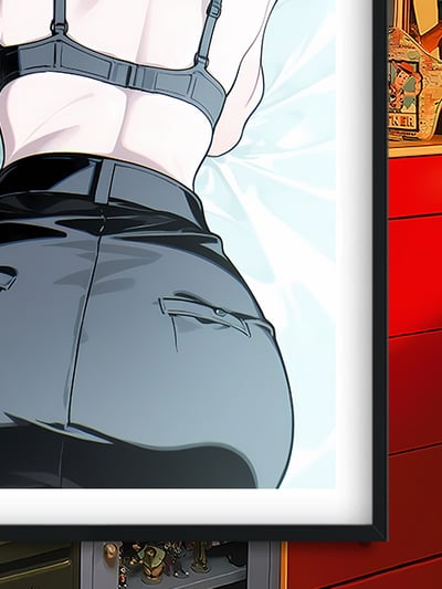 【週邊】巴洛克－鏈鋸人 臥室蕾塞 裝飾畫&冰箱貼3