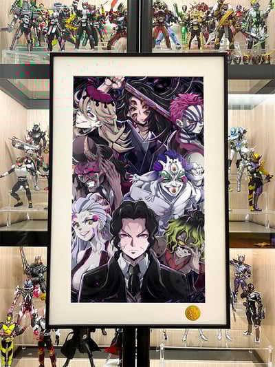 【週邊】星空工作室－鬼滅之刃 上弦鬼 裝飾畫2