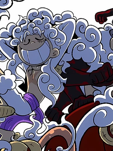 【週邊】巴洛克－海賊王 檔位路飛 裝飾畫 & 冰箱貼3