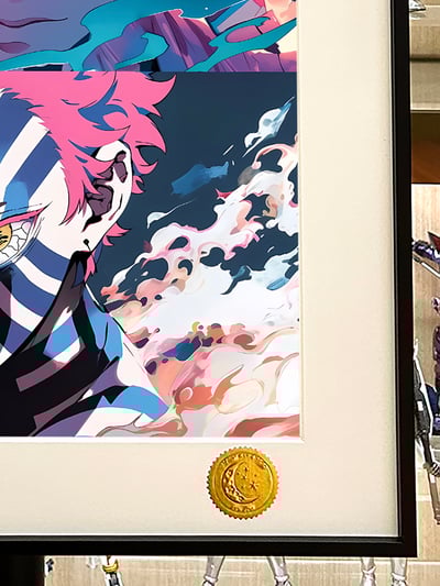 【週邊】星空工作室-猗窩座 鬼滅之刃 無限城篇 狛治炎柱 動漫二次元裝飾畫3