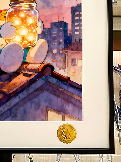 【週邊】星空工作室－哆啦A夢 流星哆啦A夢 裝飾畫4