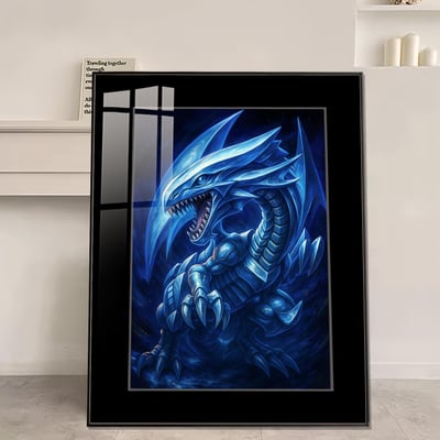 【週邊】橘子工作室－遊戲王 青眼白龍 裝飾畫1