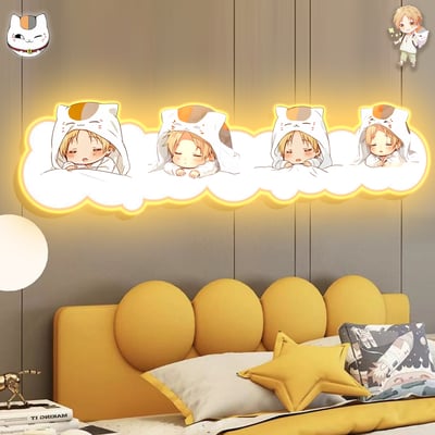 【週邊】阿喵畫社-夏目友人帳橫款燈帶畫3