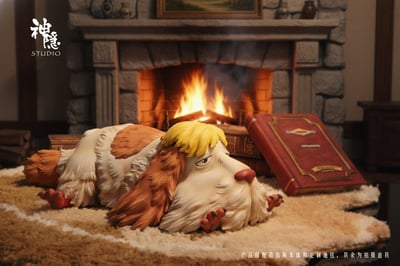 【宮崎駿】神隱工作室－遇見系列 哈爾的移動城堡 休息中的茵茵1