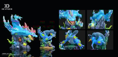 【寶可夢】XO studio-SCALE WORLD 大力鱷進化組&巨沼怪進化組3