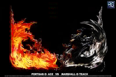 【海賊王】Badge BG工作室-宿命的對決 艾斯VS黑鬍子7