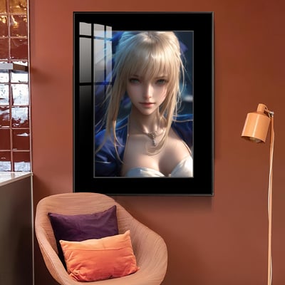 【週邊】橘子工作室－Fate 半身像 吾王saber 裝飾畫3