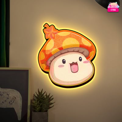 【週邊】阿喵畫社-新手村花蘑菇燈帶畫3