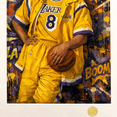 【週邊】H2工作室－爆炸頭科比 裝飾畫4