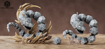 【寶可夢】飛鼠-Studio-圖鑑比例 大岩蛇2