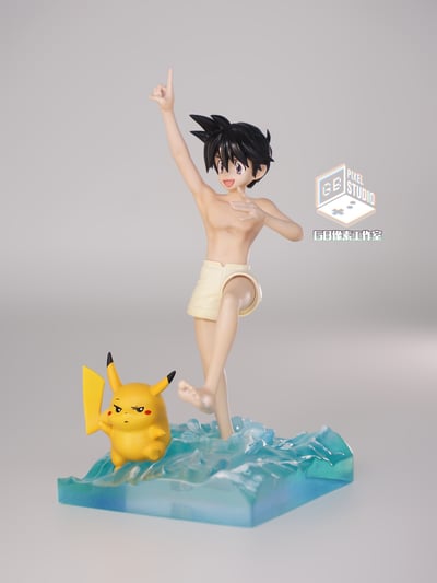 【寶可夢】GB PIXEL studio-圖鑑比例 夏天限定小赤 小智3