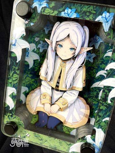 【週邊】萌萌匠-葬送的芙利蓮Frieren魔法花海立體卡磚5