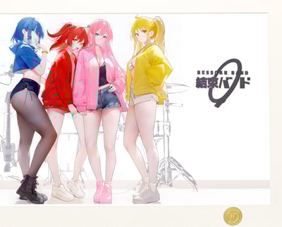 【週邊】H2工作室－孤獨搖滾 結束樂隊 裝飾畫4