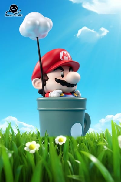 【電玩】Ocean studio-瑪利歐杯子6