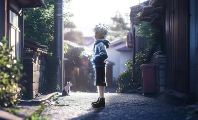 【咒術迴戰】物語工作室-童年五條悟 童年伏黑惠2