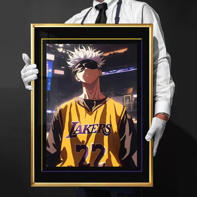 【週邊】千鳥社-五條悟兩面宿傩湖人隊咒術迴戰NBA午睡毯地毯裝潢畫5