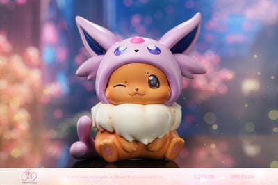 【寶可夢】咖馬Come On Studio-q版伊布變裝系列 02 變裝日月伊布2