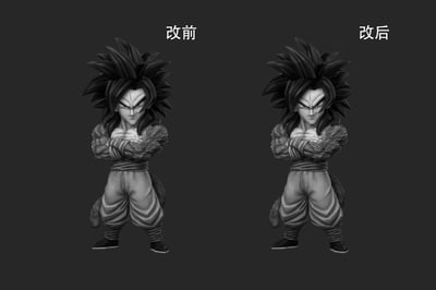 【七龍珠】Power studio-超四悟空2