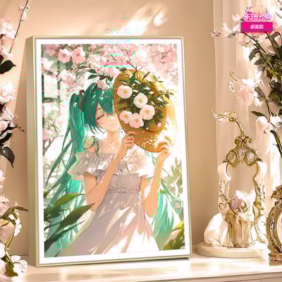 【週邊】阿喵畫社-迎春 花海初音2