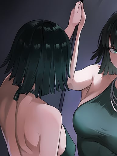 【週邊】巴洛克－一拳超人 禮服吹雪 裝飾畫&冰箱貼2