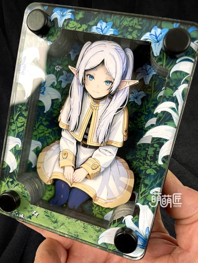 【週邊】萌萌匠-葬送的芙利蓮Frieren魔法花海立體卡磚6