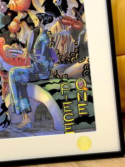 【週邊】星空工作室－海賊王 煙火草帽團 裝飾畫4