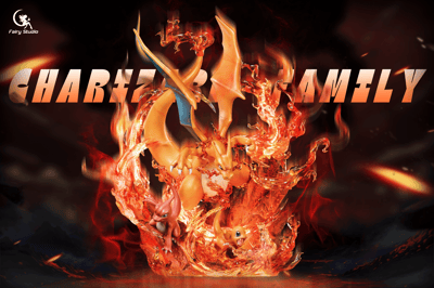 【寶可夢】fairy 精靈屋-進化組 第一彈 初代禦三家 噴火龍家族1