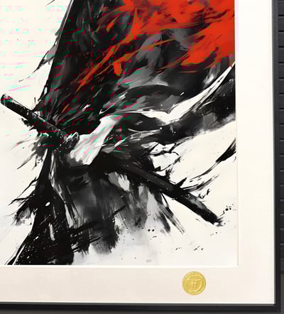 【週邊】H2工作室－神劍闖江湖 水墨劍心 裝飾畫4