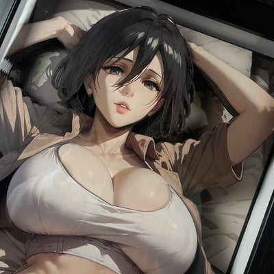 【週邊】黑白畫映 B&W Studio-三笠‧阿克曼 立體裝飾畫5