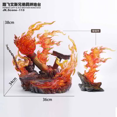 【海賊王】JacksDo-POPMAX 路飛艾斯兄弟羈絆地台（不含人物）6