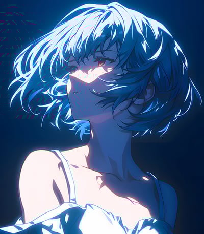 【週邊】H2工作室-淑女綾波麗 新世紀福音戰士EVA綾波麗明日香裝飾畫3