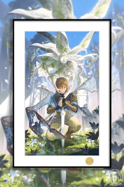 【週邊】H2工作室－薩爾達傳說 林克 裝飾畫1