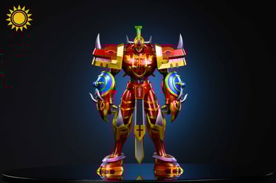 【數碼寶貝】太陽模玩-凱撒暴龍獸 鎧甲加魯魯2