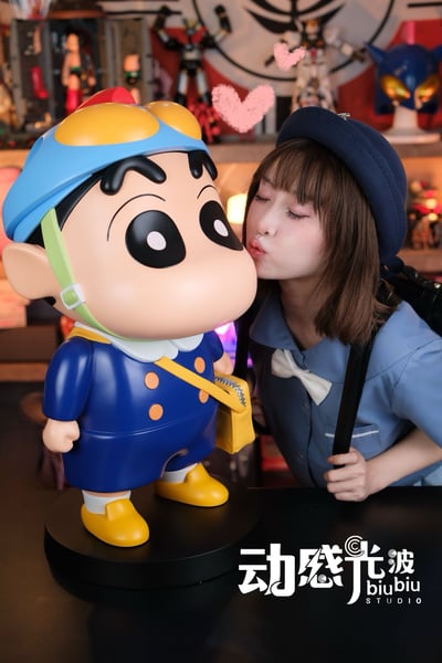 【蠟筆小新】動感光波 x 動感工坊-秋季校服小新（海外現貨）8