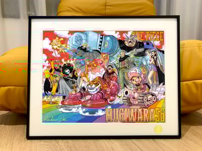 【週邊】星空工作室－海賊王 草帽傑爾馬軍團 裝飾畫1