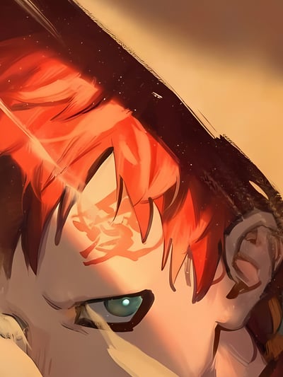 【週邊】星空工作室－火影忍者 我愛羅 裝飾畫4