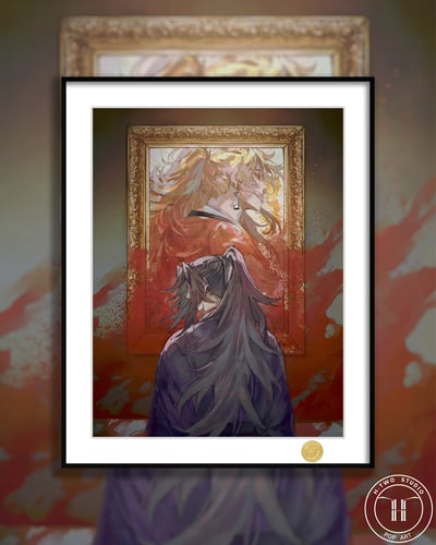 【週邊】H2工作室－鬼滅之刃 繼國兄弟 裝飾畫1