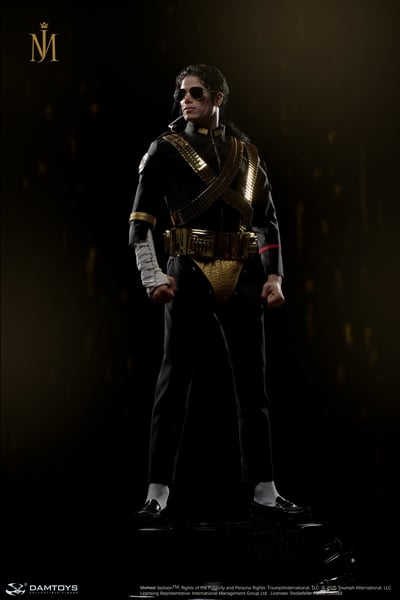 【正版授權】DAMTOYS-麥可傑克森 危險之旅演唱會版 黑色服裝3