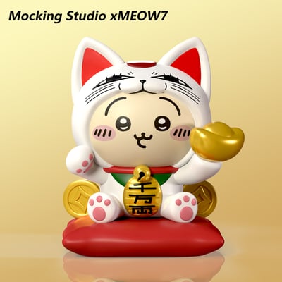 【膽大黨】主意玩家-烏薩奇x高速婆婆 招財貓1