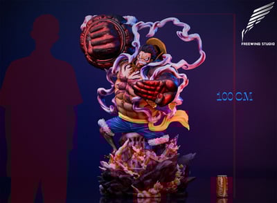 【海賊王】Freewing studio飛翼社-海賊大比例系列 No.1 四號猿王槍路飛1