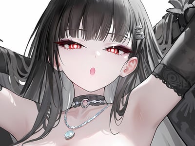 【週邊】星空工作室－蔚藍檔案 黑衣花嫁莉音 裝飾畫3