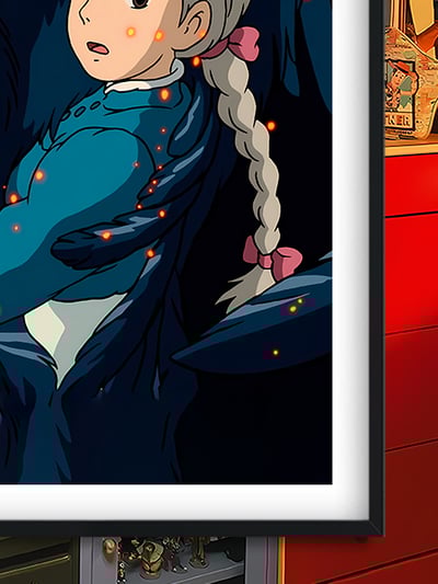 【週邊】巴洛克－哈爾的移動城堡 哈爾蘇菲 裝飾畫&冰箱貼3